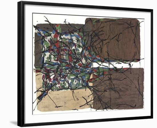 Composition VIII-160-Jean-Paul Riopelle-Framed Art Print