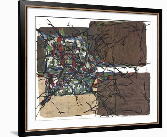 Composition VIII-160-Jean-Paul Riopelle-Framed Art Print