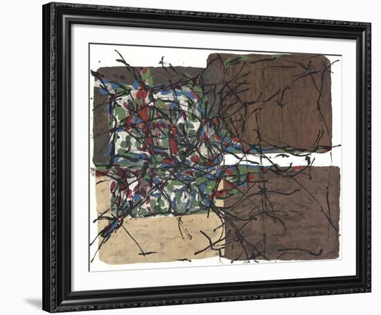 Composition VIII-160-Jean-Paul Riopelle-Framed Art Print