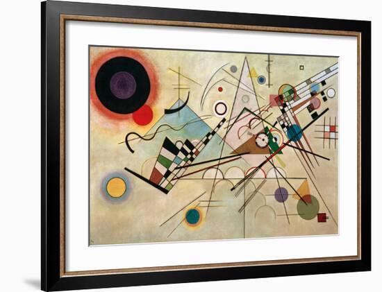 Composition VIII, 1923-Wassily Kandinsky-Framed Giclee Print