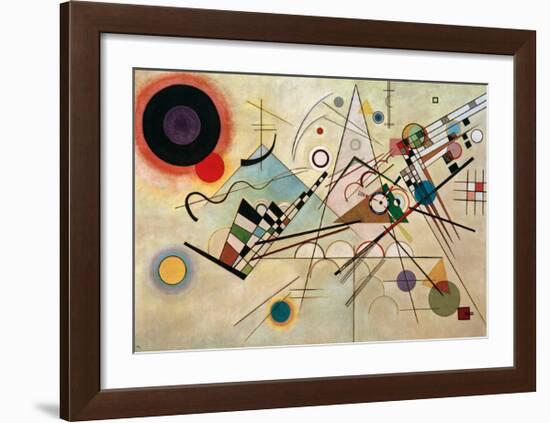 Composition VIII, 1923-Wassily Kandinsky-Framed Giclee Print