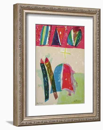 Composition VIII-Daniel Humair-Framed Limited Edition