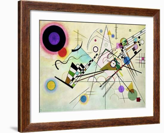 Composition VIII-Wassily Kandinsky-Framed Art Print