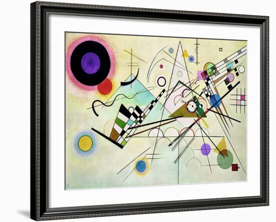 Composition VIII-Wassily Kandinsky-Framed Art Print