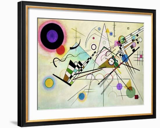 Composition VIII-Wassily Kandinsky-Framed Art Print