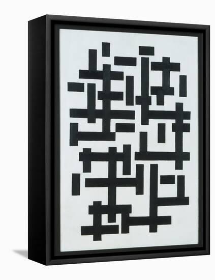 Composition White-Black, 1918-Theo van Doesburg-Framed Premier Image Canvas