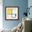 Composition with Blue and Yellow-Piet Mondrian-Framed Giclee Print displayed on a wall
