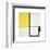 Composition with Blue and Yellow-Piet Mondrian-Framed Giclee Print