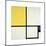 Composition with Blue and Yellow-Piet Mondrian-Mounted Giclee Print