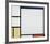 Composition with Blue, Red, Yellow and Black-Piet Mondrian-Framed Premium Giclee Print