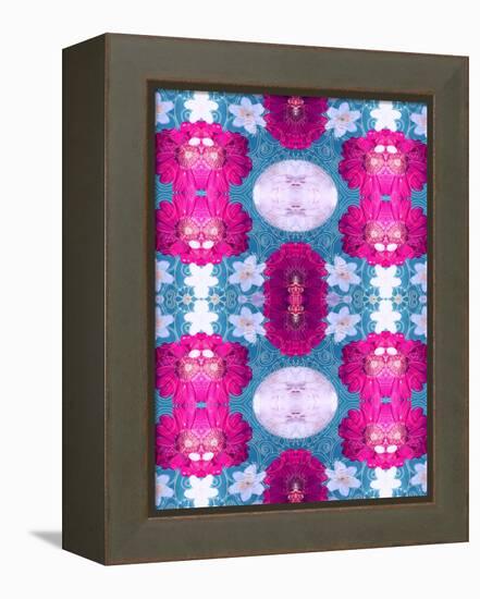 Composition with Flowers and Design-Alaya Gadeh-Framed Premier Image Canvas