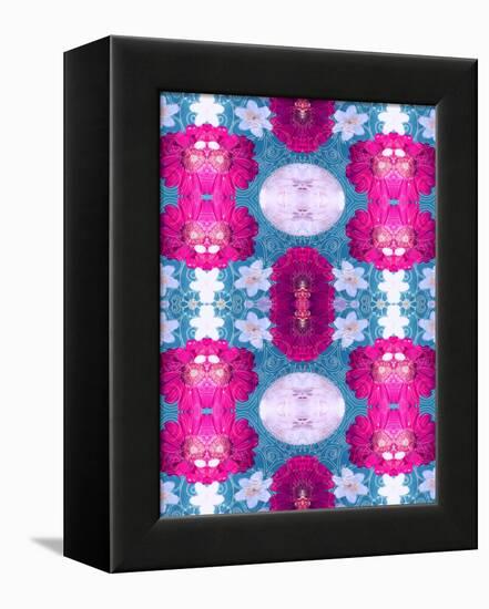 Composition with Flowers and Design-Alaya Gadeh-Framed Premier Image Canvas