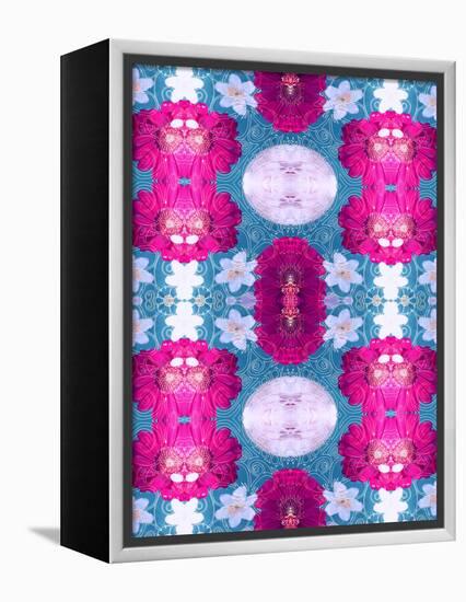 Composition with Flowers and Design-Alaya Gadeh-Framed Premier Image Canvas