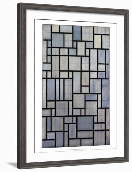 Composition with Grid 2, 1915-Piet Mondrian-Framed Art Print