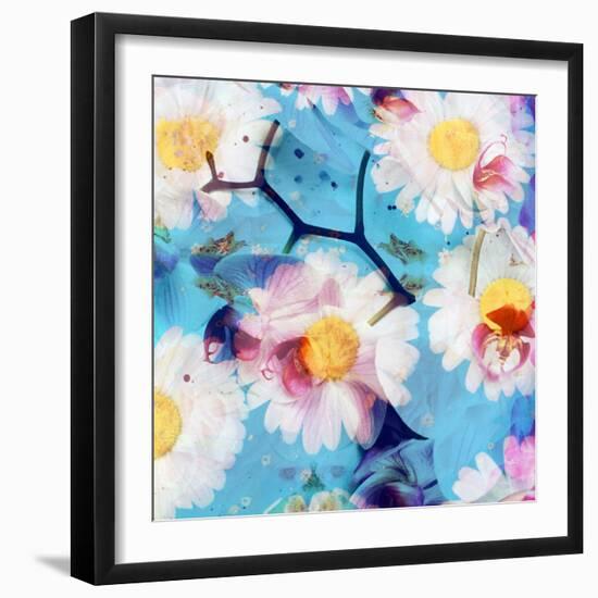 Composition with Orchid and Other Flowers-Alaya Gadeh-Framed Photographic Print