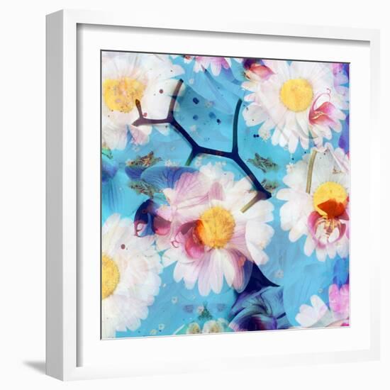 Composition with Orchid and Other Flowers-Alaya Gadeh-Framed Photographic Print