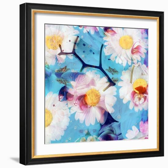 Composition with Orchid and Other Flowers-Alaya Gadeh-Framed Photographic Print