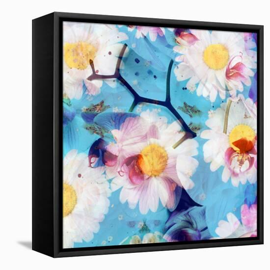 Composition with Orchid and Other Flowers-Alaya Gadeh-Framed Premier Image Canvas