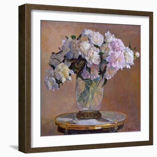 Composition with Peonies-Valeriy Chuikov-Framed Giclee Print