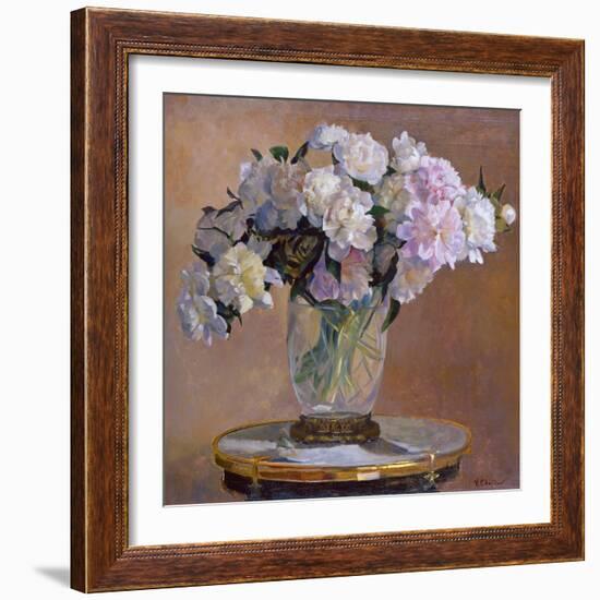 Composition with Peonies-Valeriy Chuikov-Framed Giclee Print