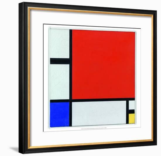 Composition with Red, Blue and Yellow, 1930-Piet Mondrian-Framed Art Print