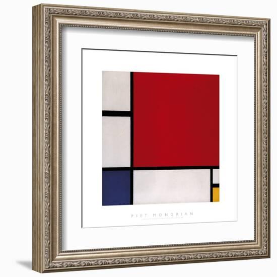 Composition with Red, Blue and Yellow, 1930-Piet Mondrian-Framed Giclee Print