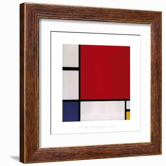 Composition with Red, Blue and Yellow, 1930-Piet Mondrian-Framed Giclee Print