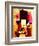 Composition with the Mona Lisa, 1914-Kasimir Malevich-Framed Giclee Print