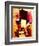 Composition with the Mona Lisa, 1914-Kasimir Malevich-Framed Giclee Print