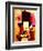 Composition with the Mona Lisa, 1914-Kasimir Malevich-Framed Giclee Print