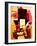 Composition with the Mona Lisa, 1914-Kasimir Malevich-Framed Giclee Print