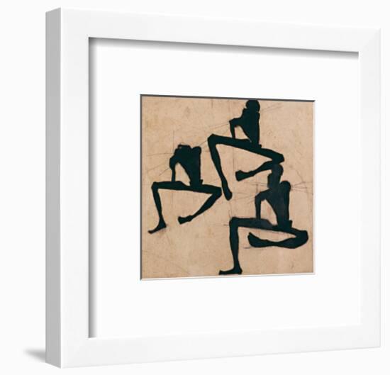 Composition with Three Male Nudes-Egon Schiele-Framed Art Print