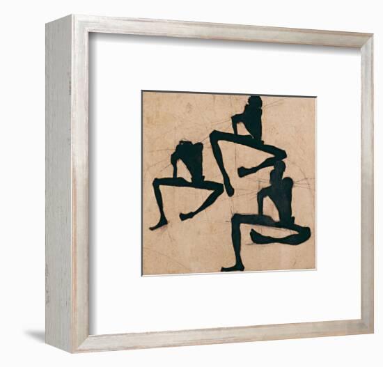 Composition with Three Male Nudes-Egon Schiele-Framed Art Print