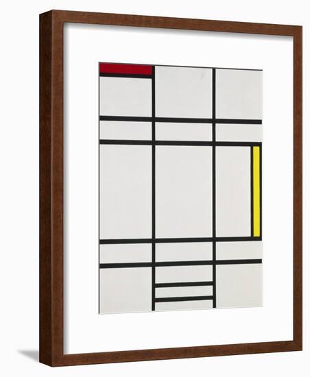 Composition with White, Red and Yellow, 1938-42-Piet Mondrian-Framed Giclee Print