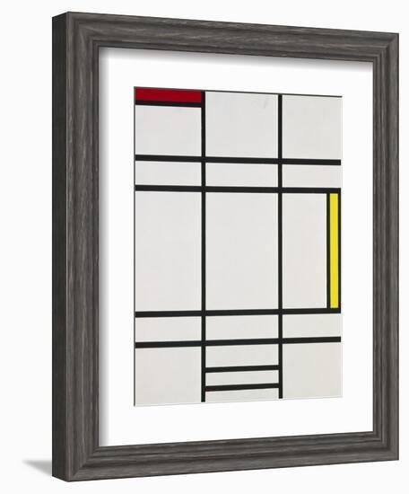 Composition with White, Red and Yellow, 1938-42-Piet Mondrian-Framed Giclee Print