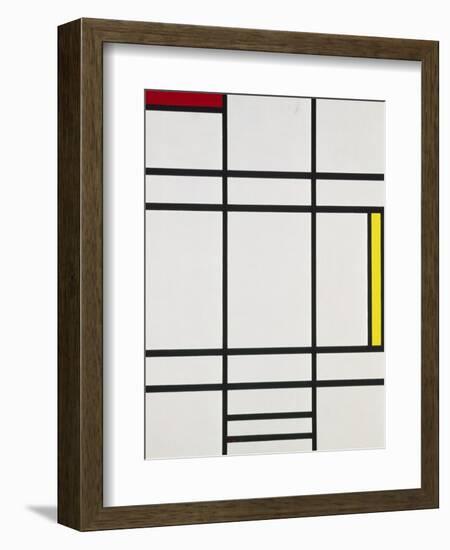 Composition with White, Red and Yellow, 1938-42-Piet Mondrian-Framed Giclee Print