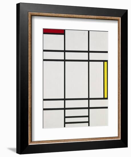 Composition with White, Red and Yellow, 1938-42-Piet Mondrian-Framed Giclee Print