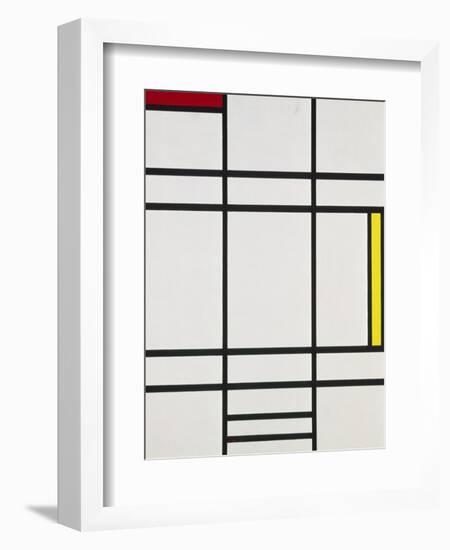 Composition with White, Red and Yellow, 1938-42-Piet Mondrian-Framed Giclee Print