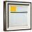 Composition with Yellow and Double Line, 1932-Piet Mondrian-Framed Art Print