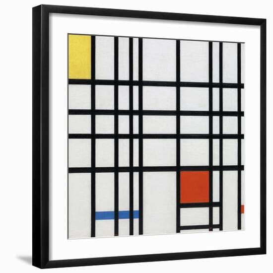 Composition with Yellow, Blue and Red-Piet Mondrian-Framed Premium Giclee Print