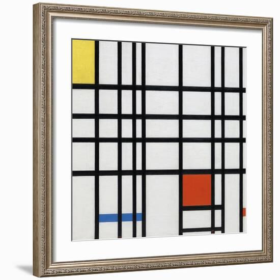 Composition with Yellow, Blue and Red-Piet Mondrian-Framed Premium Giclee Print