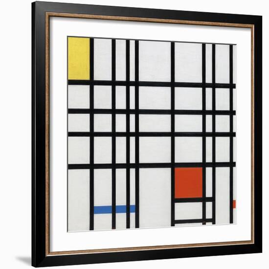 Composition with Yellow, Blue and Red-Piet Mondrian-Framed Premium Giclee Print