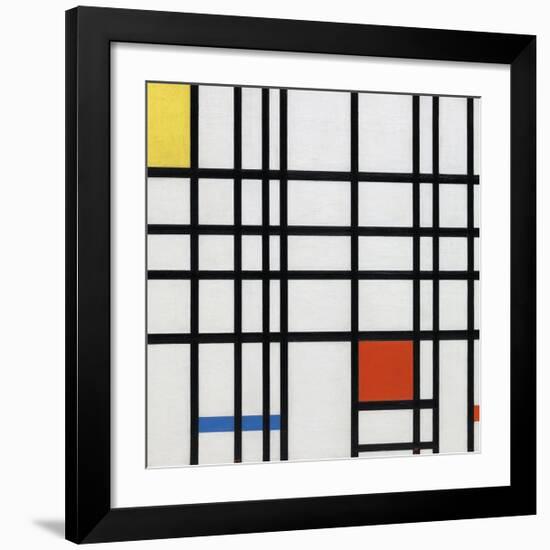 Composition with Yellow, Blue and Red-Piet Mondrian-Framed Premium Giclee Print