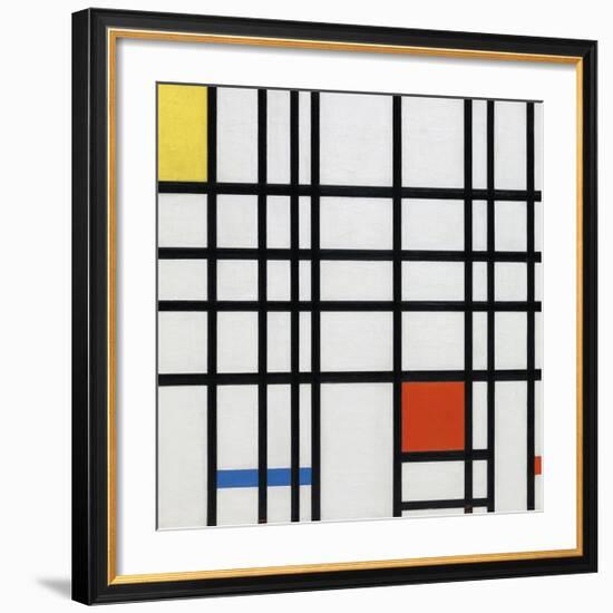 Composition with Yellow, Blue and Red-Piet Mondrian-Framed Premium Giclee Print