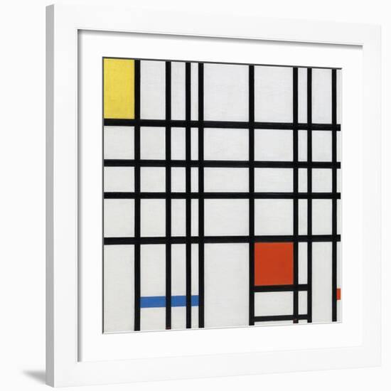 Composition with Yellow, Blue and Red-Piet Mondrian-Framed Premium Giclee Print