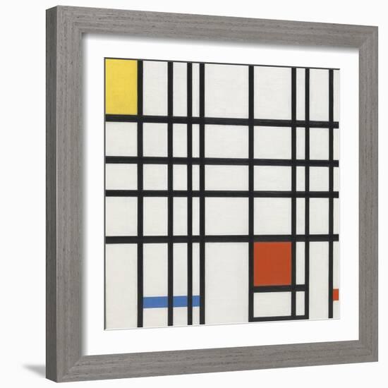 Composition with Yellow, Blue and Red-Piet Mondrian-Framed Giclee Print