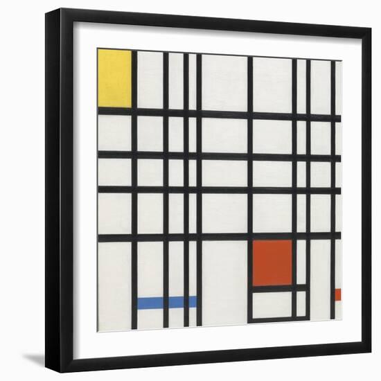 Composition with Yellow, Blue and Red-Piet Mondrian-Framed Giclee Print