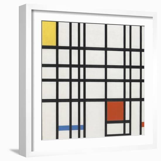 Composition with Yellow, Blue and Red-Piet Mondrian-Framed Giclee Print