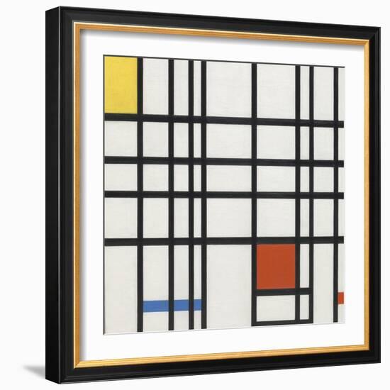 Composition with Yellow, Blue and Red-Piet Mondrian-Framed Giclee Print