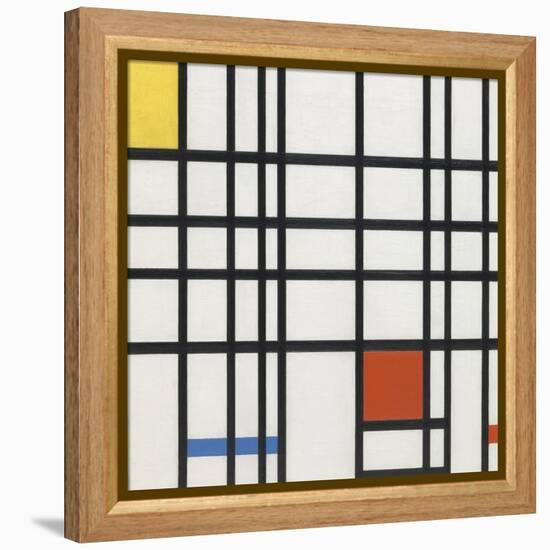 Composition with Yellow, Blue and Red-Piet Mondrian-Framed Premier Image Canvas